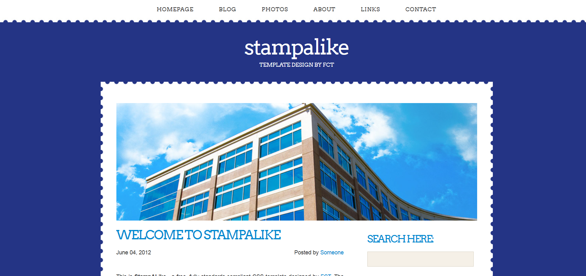 Шаблон сайта Архитектура №43