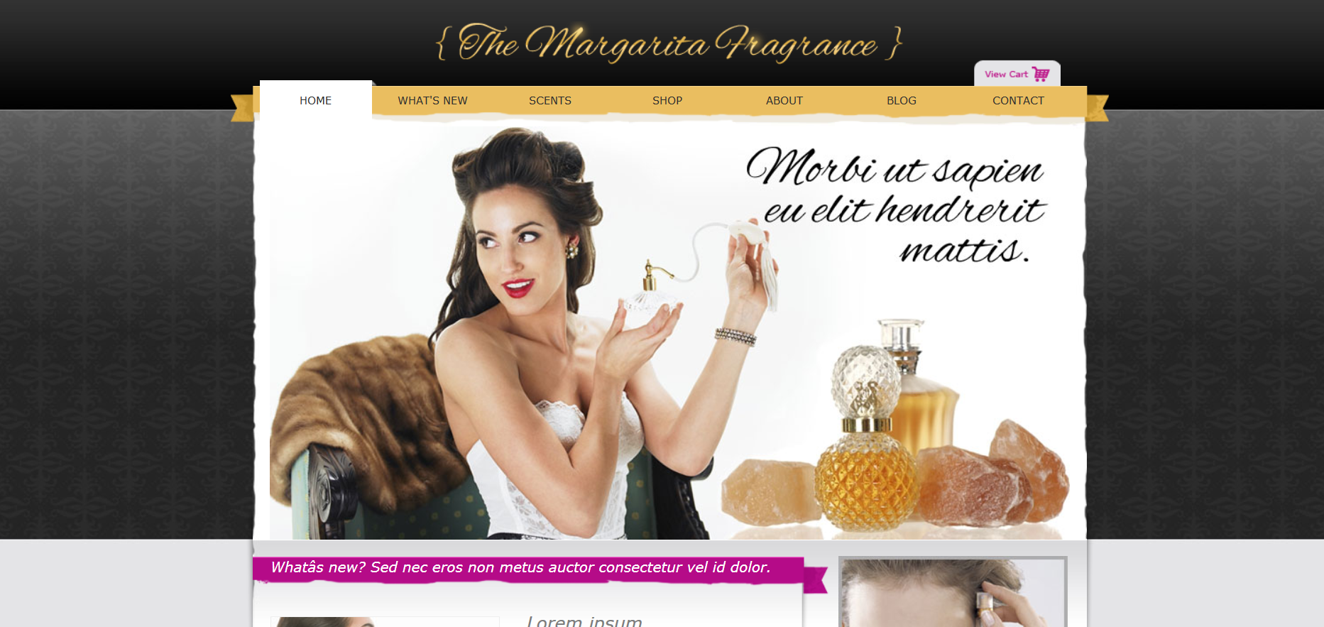 Шаблон сайта Красота №658