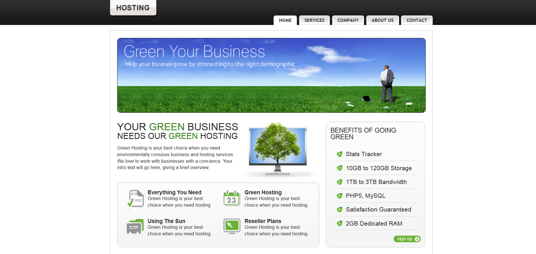 Шаблон сайта Бизнес №192