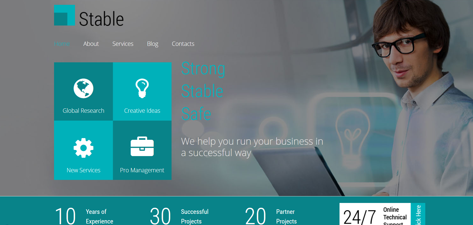 Шаблон сайта Бизнес №9