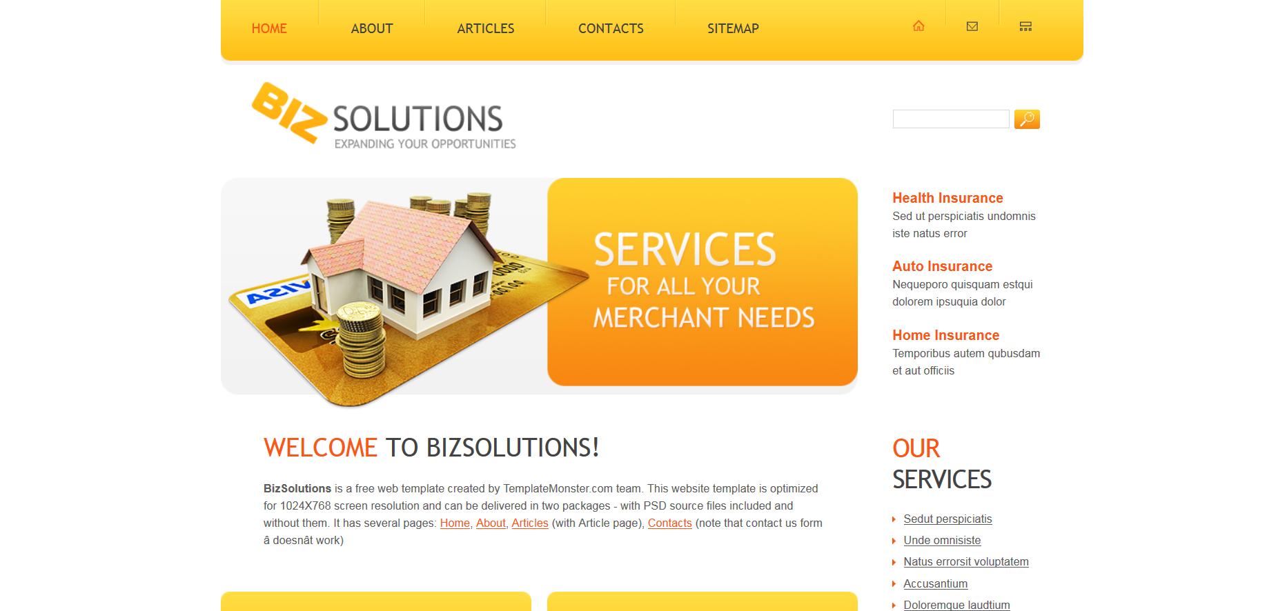 Шаблон сайта Недвижимость №108