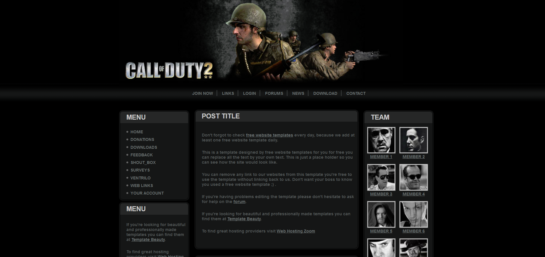 Шаблон сайта Игры №468