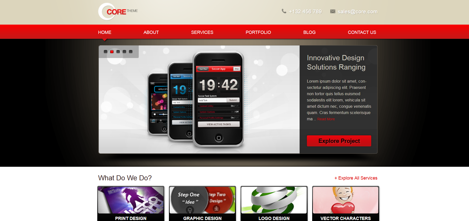 Шаблон сайта Веб №531